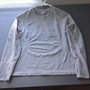 Gray Longsleeve Athleisure Top Lululemon? Size 8? Great Condition
